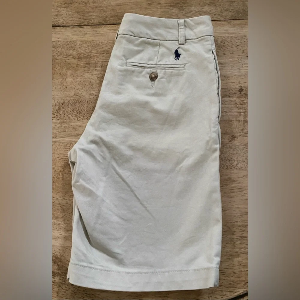 Polo‎ Ralph Lauren Boy’s Sz 14 Khaki Straight Fit Stretch Chino Short